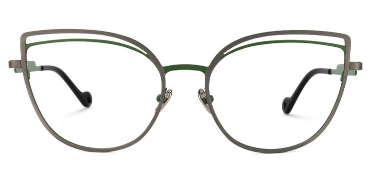 Khan Cateye Gray Glasses