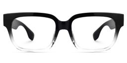 Brisco Square Black-Clear Glasses0