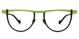 Chidera Geometric Green Glasses0