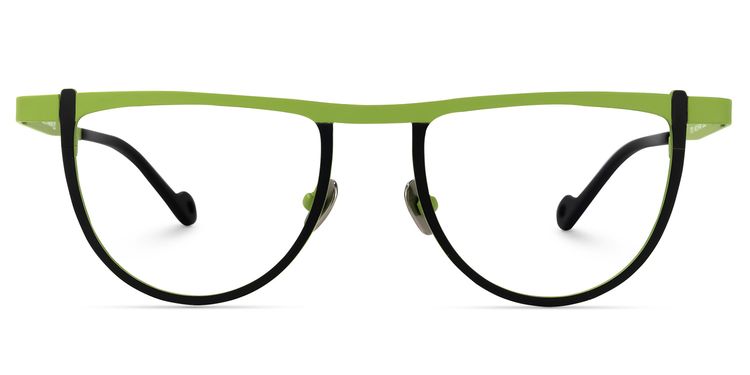 Chidera Geometric Green Glasses