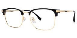 Turkessa Browline Gold Glasses1