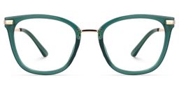 Toradger Cateye Green Glasses0