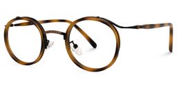 Camargo Round Tortoise Glasses1
