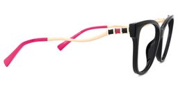 Stevens Cateye Black Glasses2