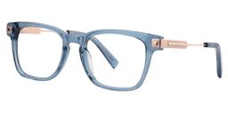 Ava Blue Square Eyeglasses2