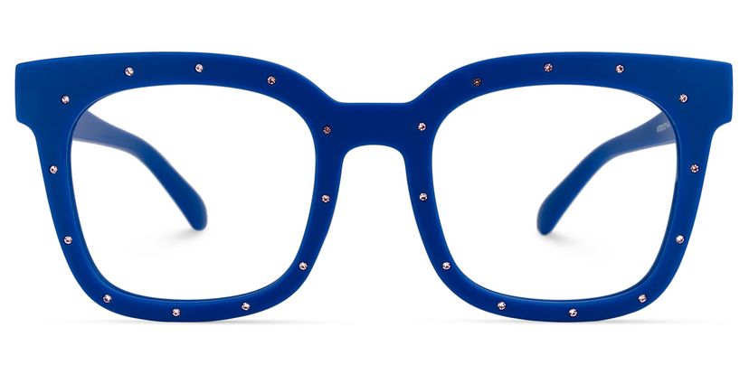 Eussub Square Blue Glasses