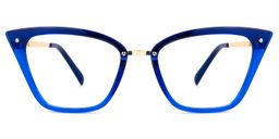 Dionne Cateye Blue Glasses0