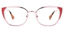 Maestre Cateye Red Glasses0