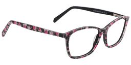 Emma Rectangle Floral Glasses3