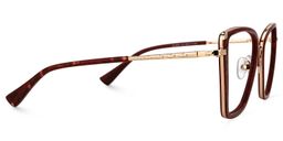 Nilsa Cateye Red Glasses2