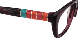 Ryan Rectangle Red Tortoise Glasses4