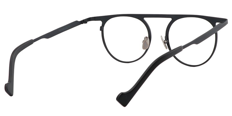 Round Dark Blue Glasses | Zeelool Eyeglasses5