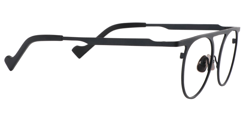 Round Dark Blue Glasses | Zeelool Eyeglasses4