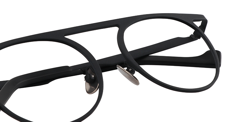 Round Dark Blue Glasses | Zeelool Eyeglasses6