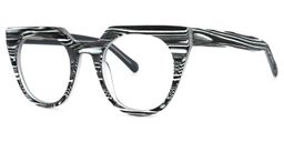 Lucie Cateye Gray Glasses1