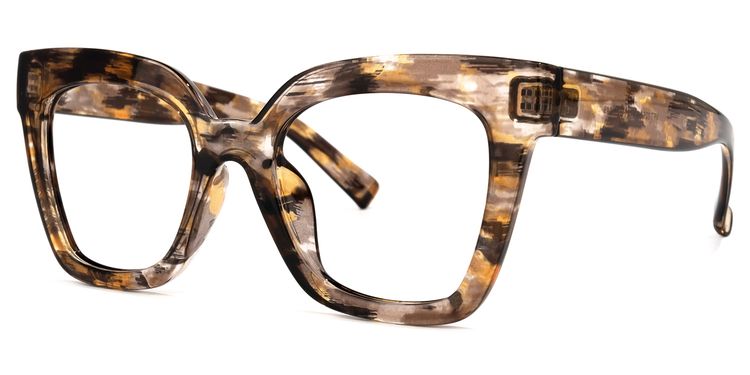 Malcolm Square Brown Glasses