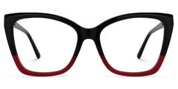 Latora Cateye Red Glasses0
