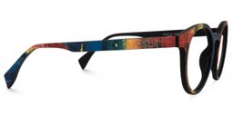 Street-Artist Round Blue-Red Glasses2