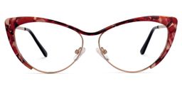 Ellen Cateye Red-Tortoise Glasses3