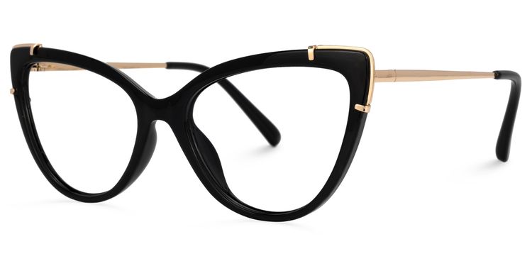 Yashira Cateye Black Glasses