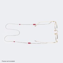 Red Beads Eyeglasses Chain-023