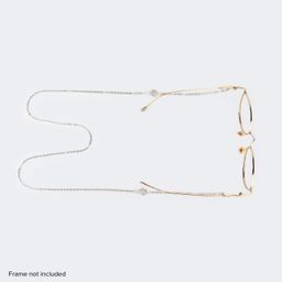 Pearl Silver Eyeglasses Chain-070