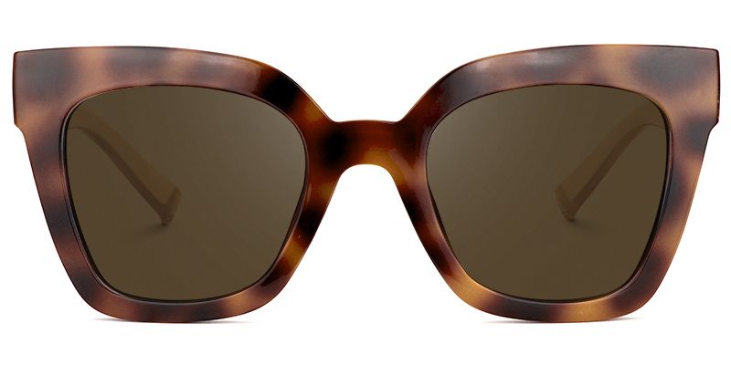 Square Burnt Umber Glasses | Zeelool Eyeglass Frames10