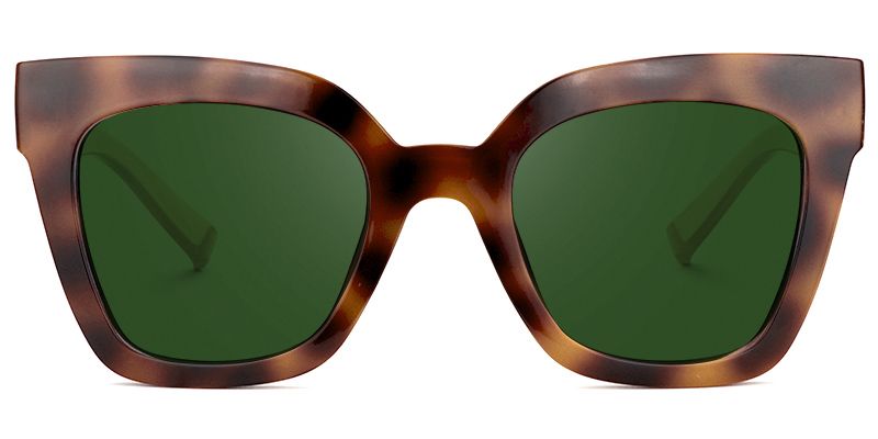 Square Burnt Umber Glasses | Zeelool Eyeglass Frames5