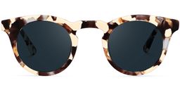 Abigail Round Light Tortoise Glasses6