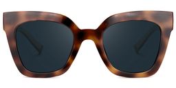 Malcolm Square Burnt Umber Glasses6