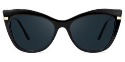 Indira Cat Eye Black Glasses10