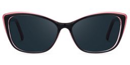 Fidelia Cat Eye Black Glasses13