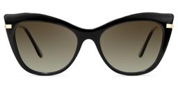 Indira Cat Eye Black Glasses7
