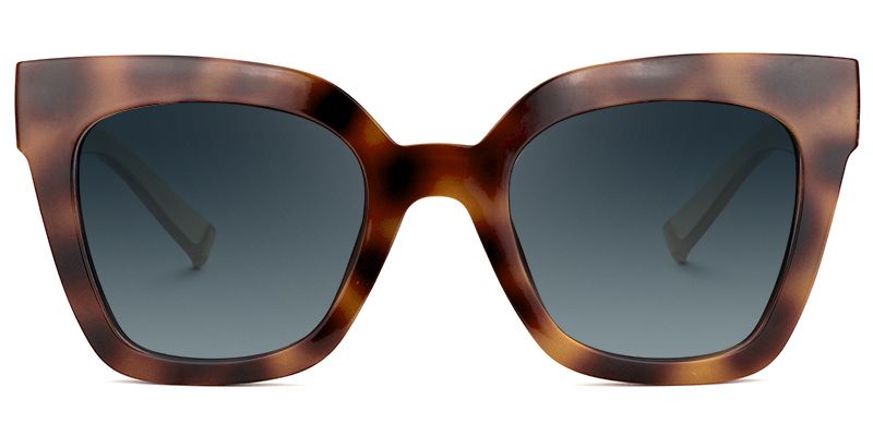 Square Burnt Umber Glasses | Zeelool Eyeglass Frames11