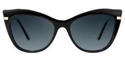 Indira Cat Eye Black Glasses5
