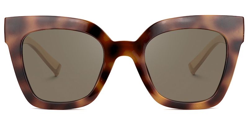 Square Burnt Umber Glasses | Zeelool Eyeglass Frames8
