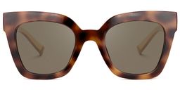 Malcolm Square Burnt Umber Glasses8