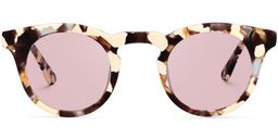 Abigail Round Light Tortoise Glasses7