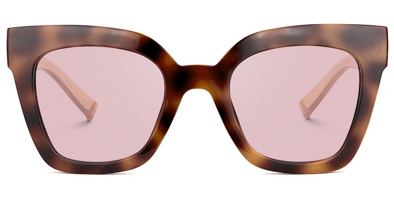 Square Burnt Umber Glasses | Zeelool Eyeglass Frames7