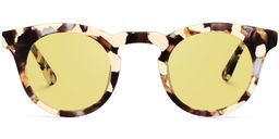 Abigail Round Light Tortoise Glasses12