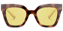 Malcolm Square Burnt Umber Glasses9