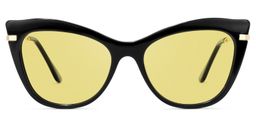 Indira Cat Eye Black Glasses11