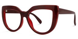 Snead Cateye Red Glasses1