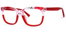 Kriss Square Red Glasses1