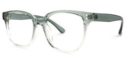 Aenid Square Green Glasses1