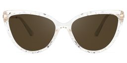 Lucas Cateye Clear Glasses9