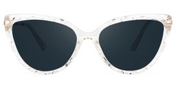 Lucas Cateye Clear Glasses11