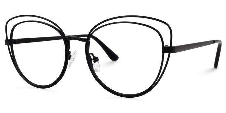 Terianna Cateye Black Glasses