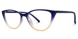 Lucy Cateye Blue Glasses1