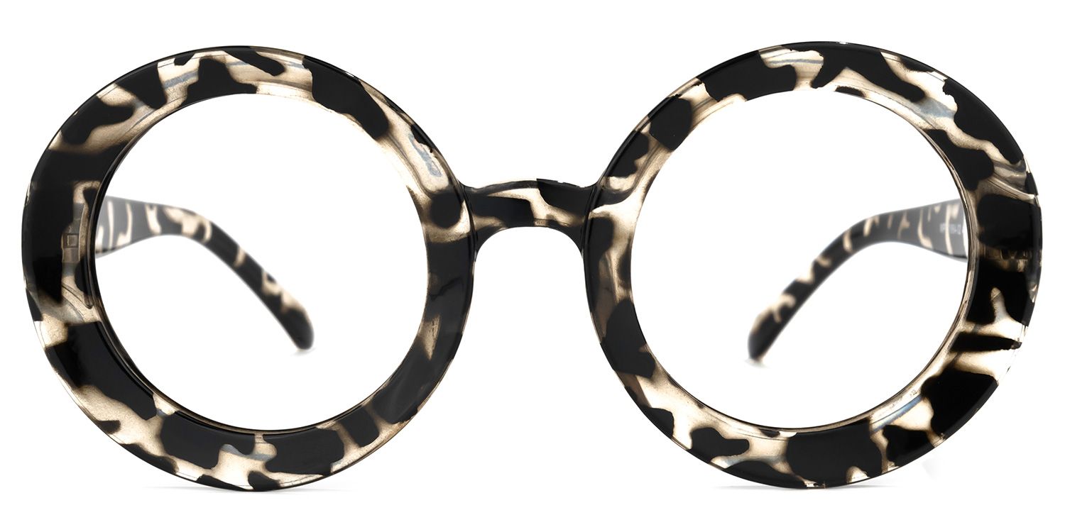 Franca Round Dark-Tortoise Glasses | ZEELOOL UK0